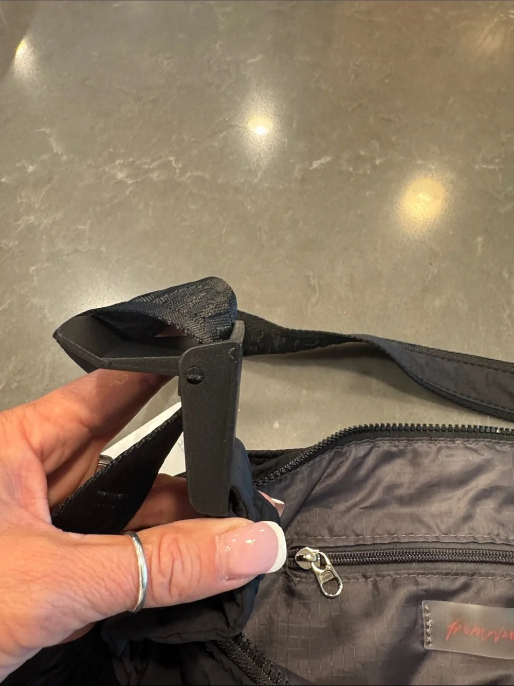 Free people Movement GREAT CONDITION black Shoulder Bag - Lightweight Everyday